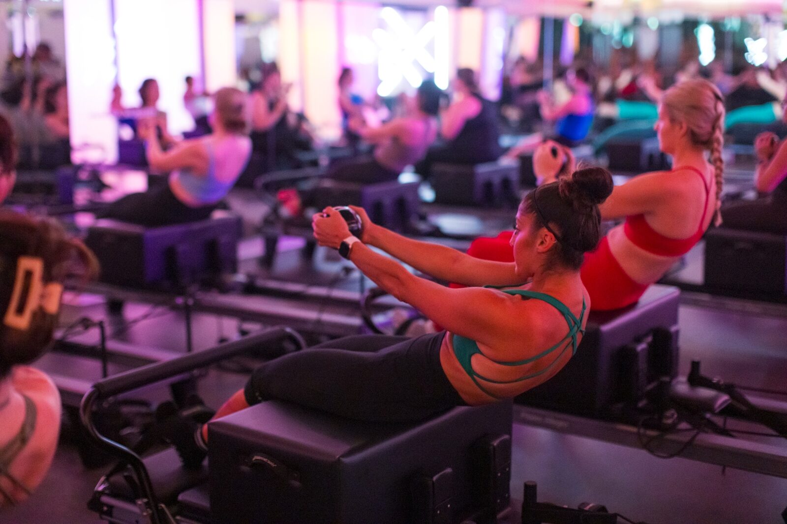 Vaura Pilates class in action